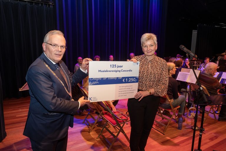 Concordia ontvangt cadeau ter ere van 125-jarig bestaan
