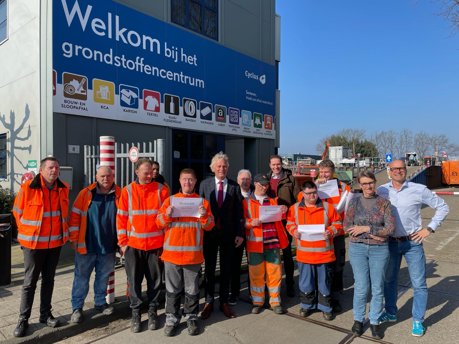 Foto van de afvalhelden in Krimpen aan den IJssel.